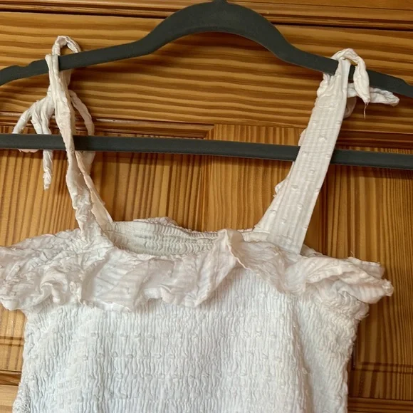 Japna women’s size XS white 100% cotton dress. Worn once - Picture 5 of 6